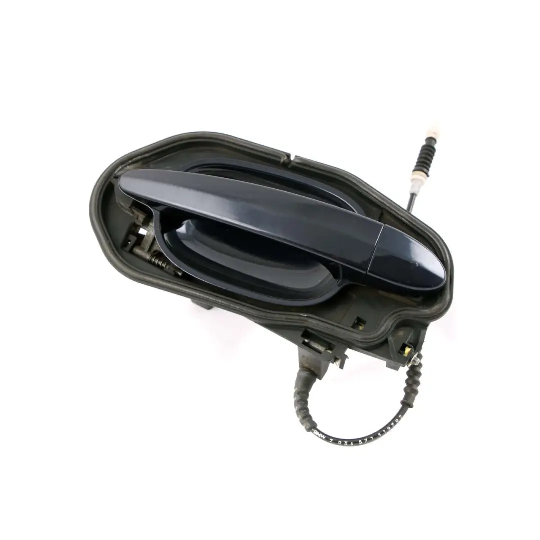  Grab Handle Door BMW E60 E61 Complete Rear Right O/S Orientblau Orient Blue 317 - SKU 7034571-OB1 - Part number 7034571