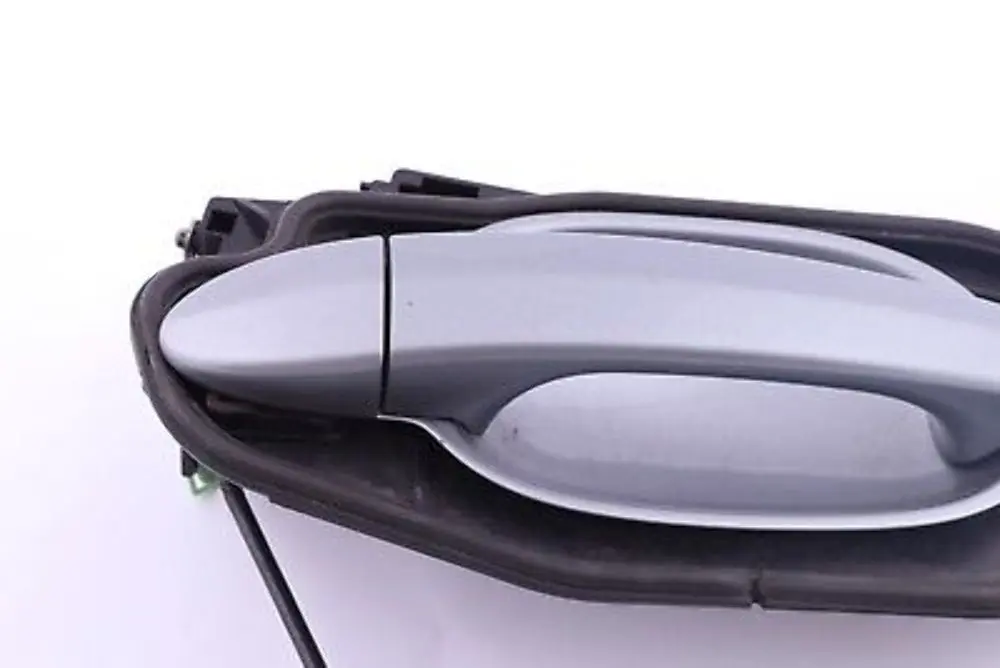 BMW 5 Series E60 E61 Complete Rear Right O/S Grab Handle Silbergrau Silver Grey - SKU 7034571-SBG - Part number 7034571