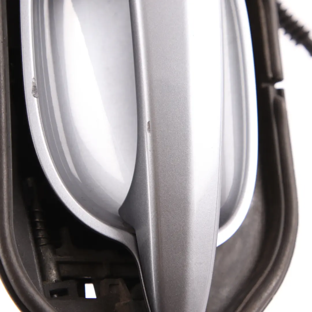 BMW E60 E61 Grab Handle Rear Left N/S Complete Unit Silbergrau Silver Grey - A08 - SKU 7034571-SBG1 - Part number 7034571