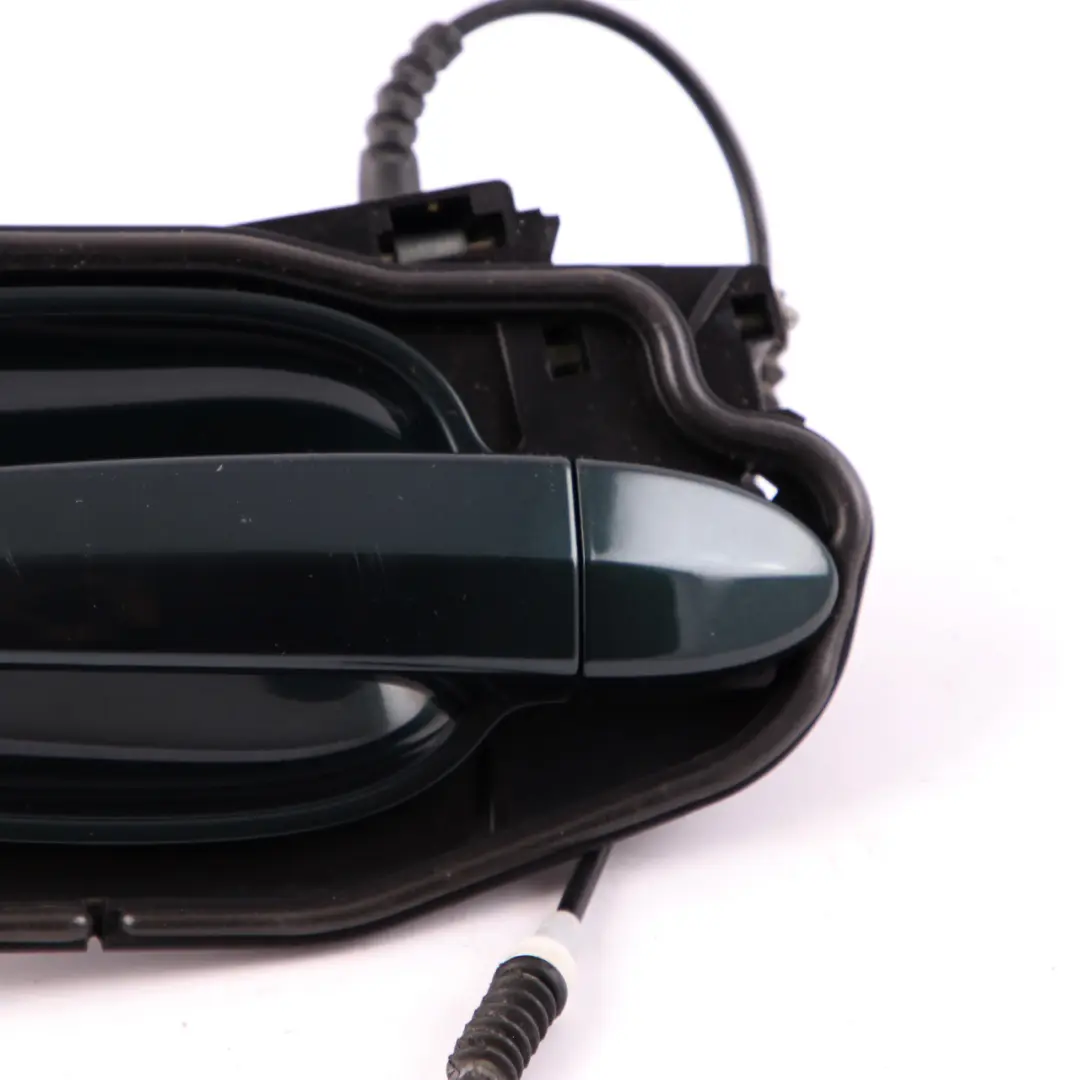 Complete Rear Left Grab Handle N/S Tiefgruen Deep Green to BMW 5 Series E60 E61 with Part number 7034571 BMW 5 Series E60 E61 Complete Rear Left Grab Handle N/S Tiefgruen Deep Green - SKU 7034571-TG - Part number 7034571