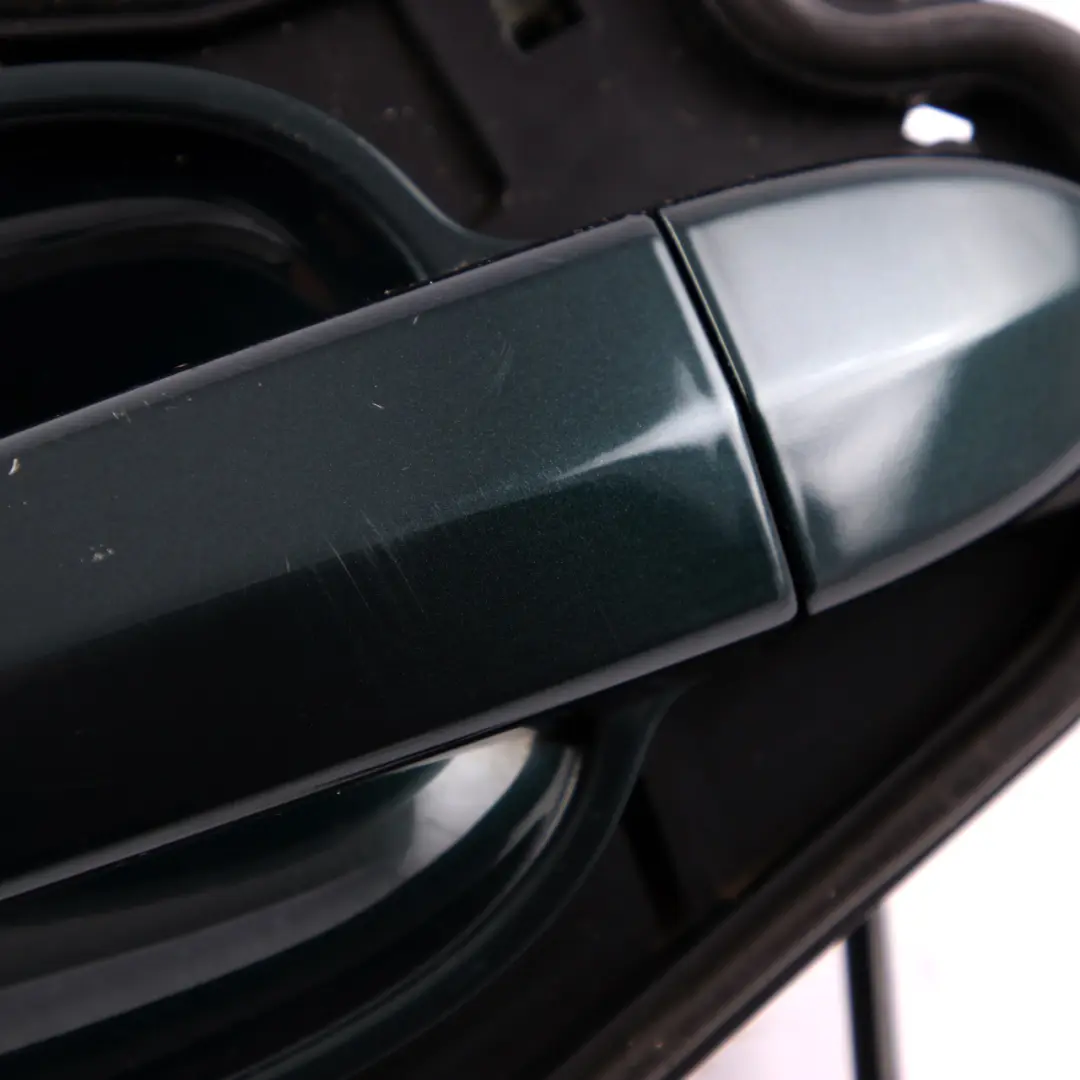 Complete Rear Left Grab Handle N/S Tiefgruen Deep Green to BMW 5 Series E60 E61 with Part number 7034571 BMW 5 Series E60 E61 Complete Rear Left Grab Handle N/S Tiefgruen Deep Green - SKU 7034571-TG - Part number 7034571