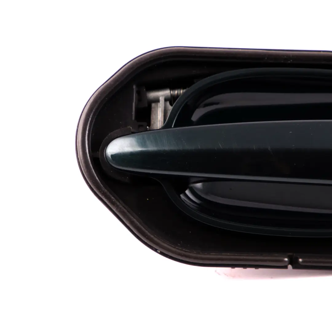 Complete Rear Left Grab Handle N/S Tiefgruen Deep Green to BMW 5 Series E60 E61 with Part number 7034571 BMW 5 Series E60 E61 Complete Rear Left Grab Handle N/S Tiefgruen Deep Green - SKU 7034571-TG - Part number 7034571