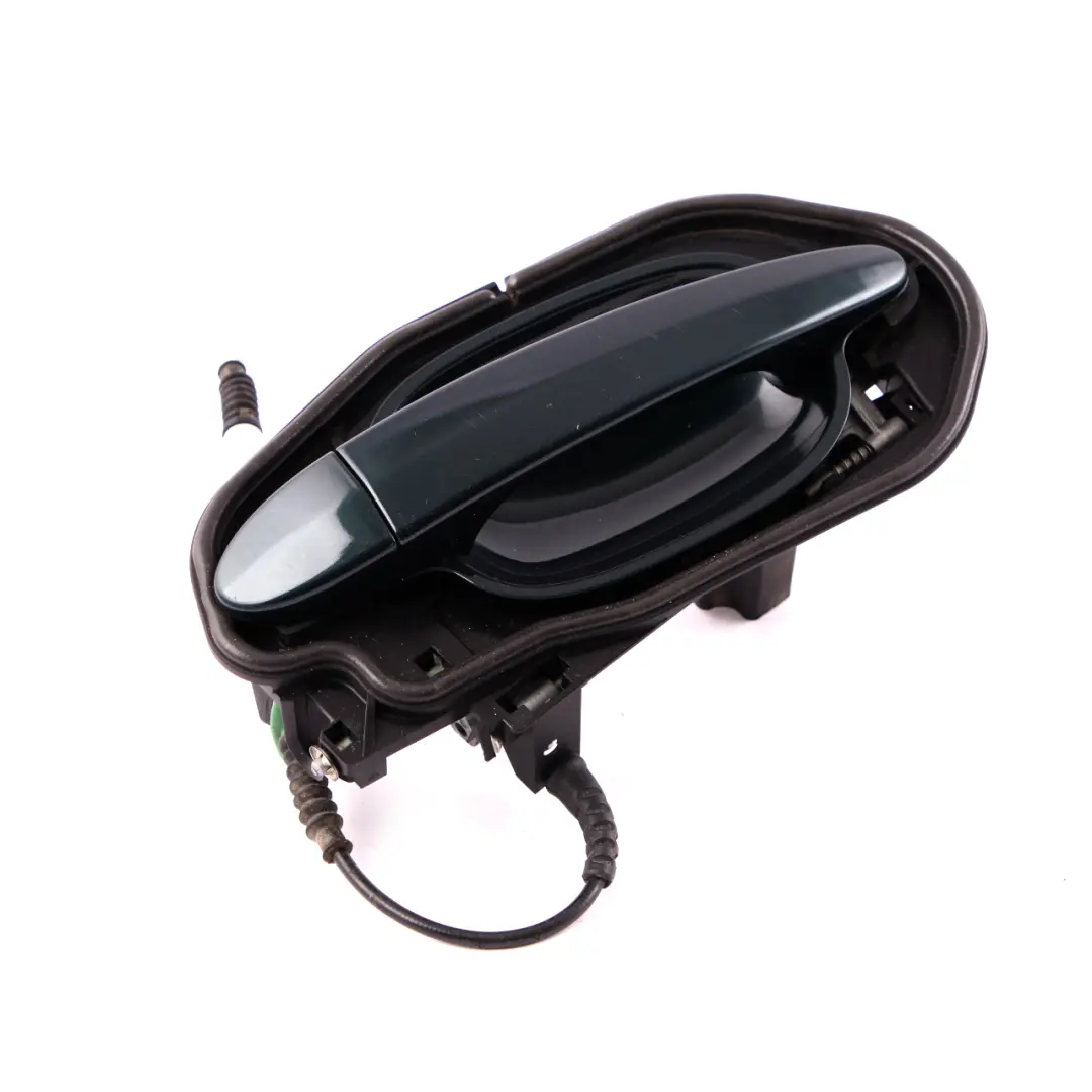 BMW 5 Series E60 E61 Complete Rear Left Grab Handle N/S Tiefgruen Deep Green - SKU 7034571-TG - Part number 7034571