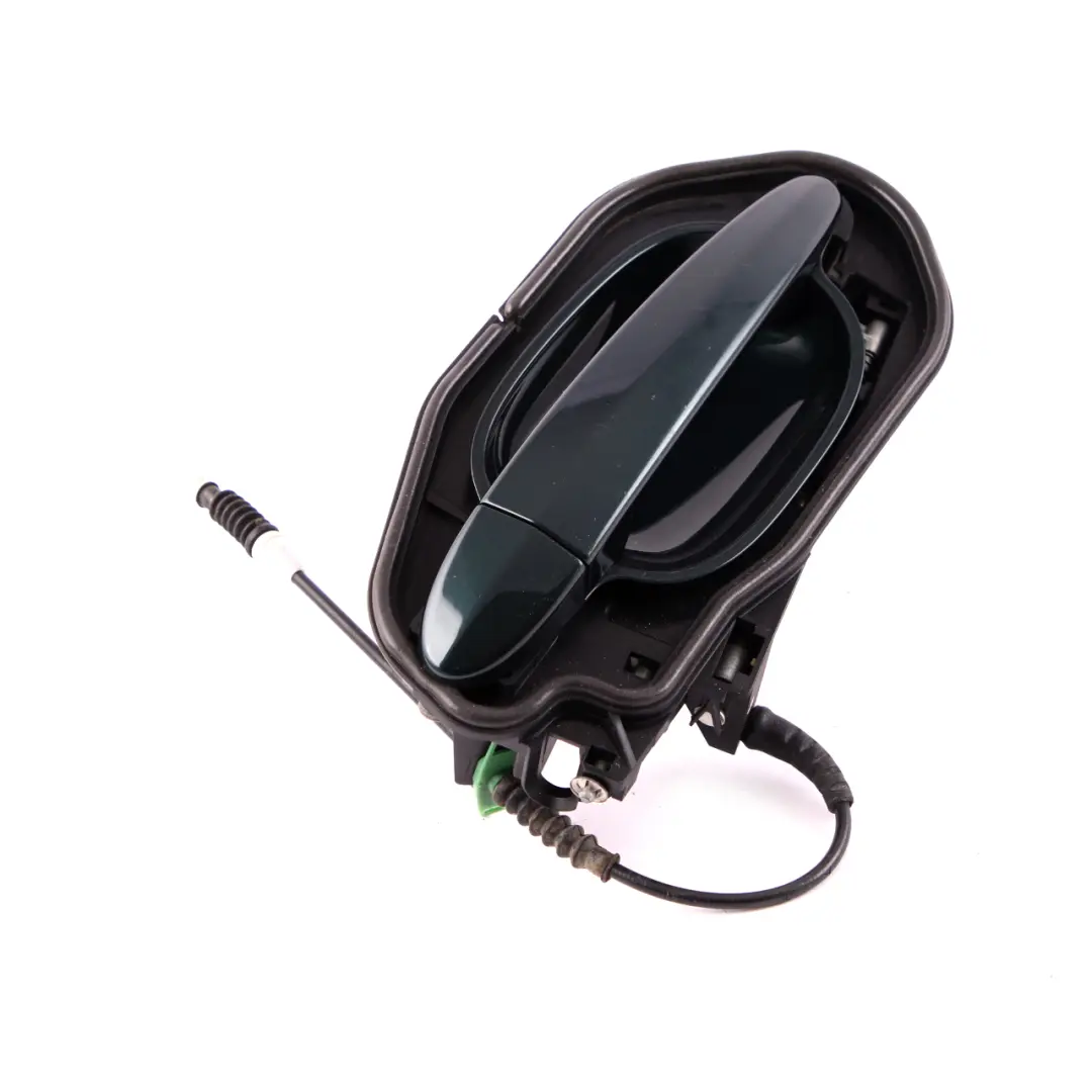 Complete Rear Left Grab Handle N/S Tiefgruen Deep Green to BMW 5 Series E60 E61 with Part number 7034571 BMW 5 Series E60 E61 Complete Rear Left Grab Handle N/S Tiefgruen Deep Green - SKU 7034571-TG - Part number 7034571