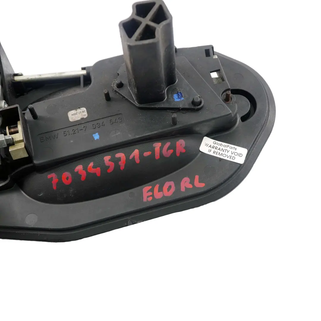 BMW E60 E61 Klamka Drzwi Lewa Tylna Lewy Tył - SKU 7034571-TGR - Numer Części 7034571