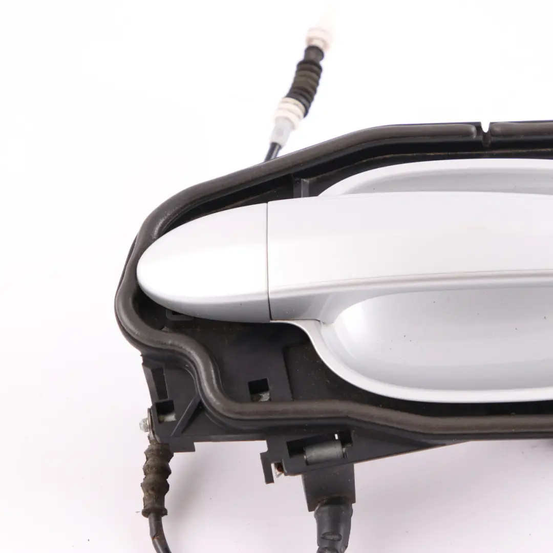 Grab Handle Door BMW E60 E61 2 Complete Rear Left N/S Titansilber Silver 354 to with Part number 7034571 Grab Handle Door BMW E60 E61 2 Complete Rear Left N/S Titansilber Silver 354 - SKU 7034571-TS2 - Part number 7034571
