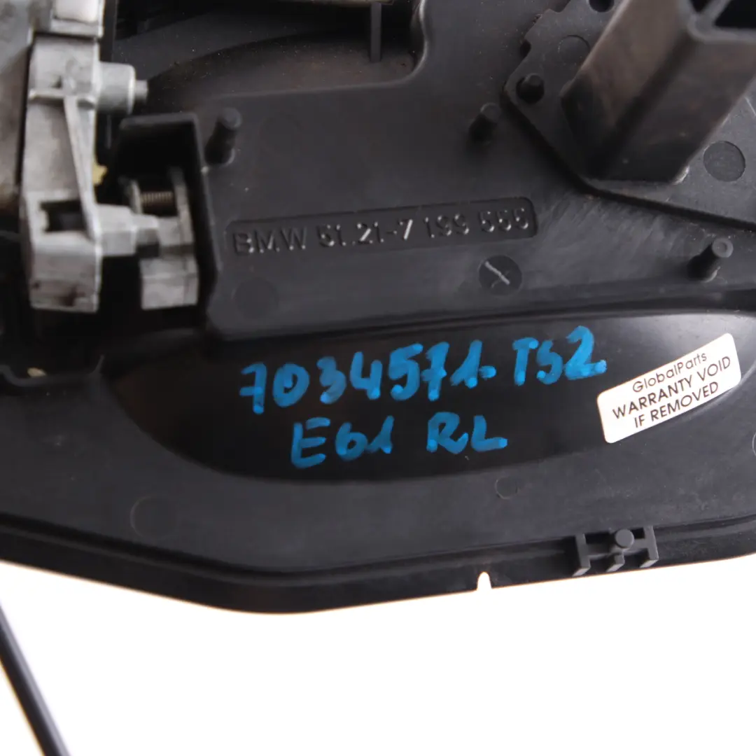  Grab Handle Door BMW E60 E61 2 Complete Rear Left N/S Titansilber Silver 354 - SKU 7034571-TS2 - Part number 7034571