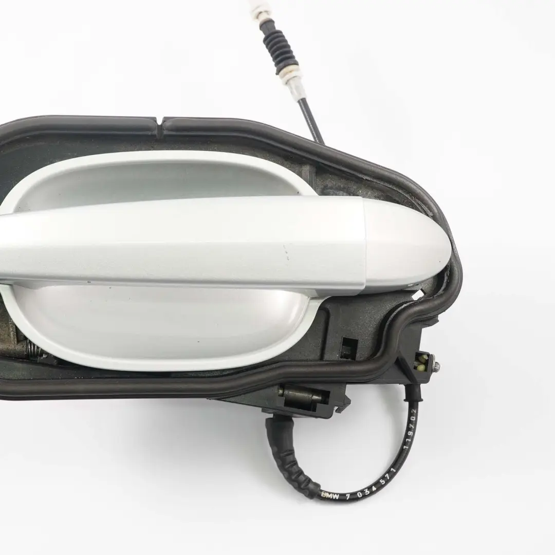 BMW 5 Serie E60 E61 Barre D'Appui Arriere Droite Argent titane métallisé 354 - SKU 7034571-TS3 - Numéro de pièce 7034571