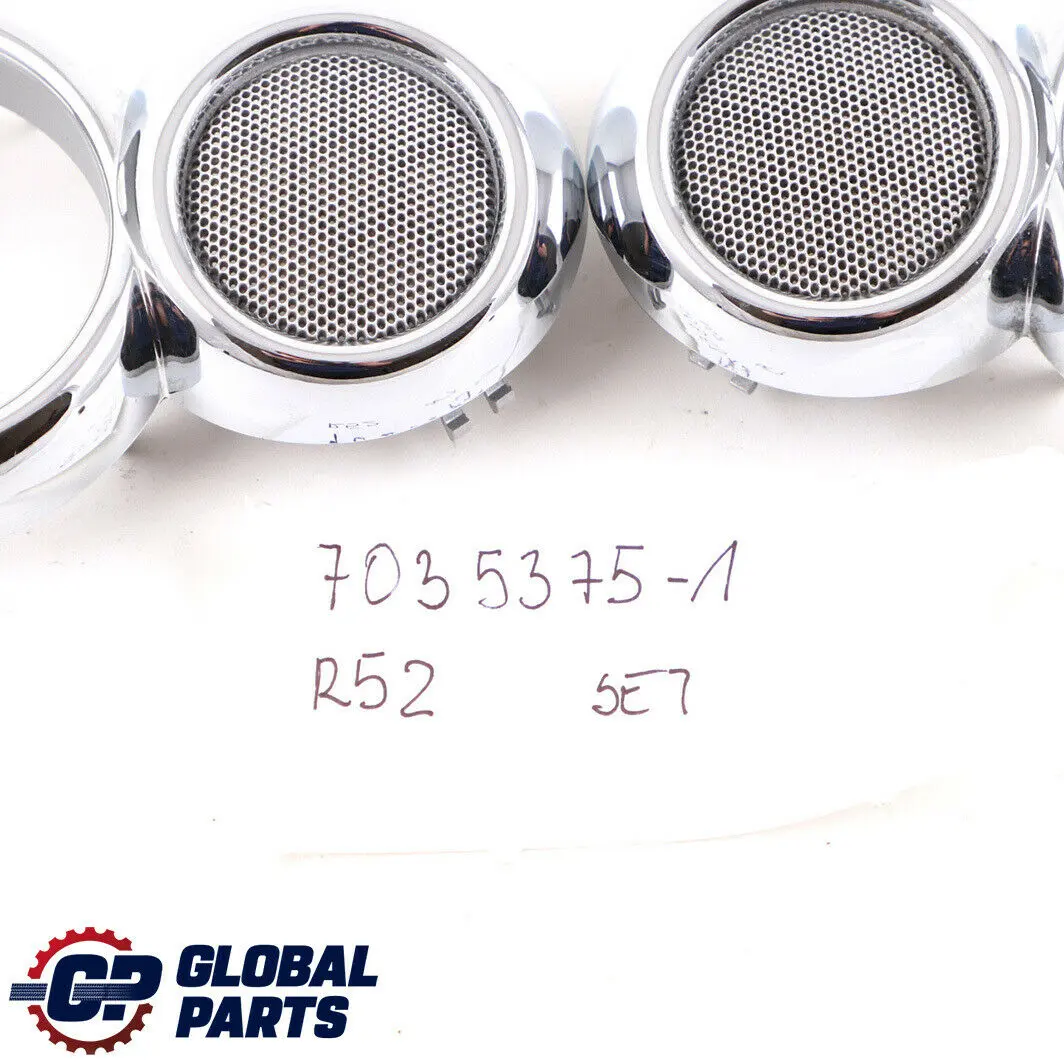 *Mini Cooper One R50 R52 R53 Blende Türöffner Innen Links Rechts Set Chrome für mit Teilenummer 7035375 *Mini Cooper One R50 R52 R53 Blende Türöffner Innen Links Rechts Set Chrome - SKU 7035375-1 - Teilenummer 7035375