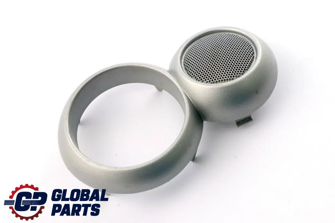 Mini Cooper One R50 R52 R53 Inside Left Door Opener Cover Speaker White Silver - SKU 7035375 - Part number 7035375