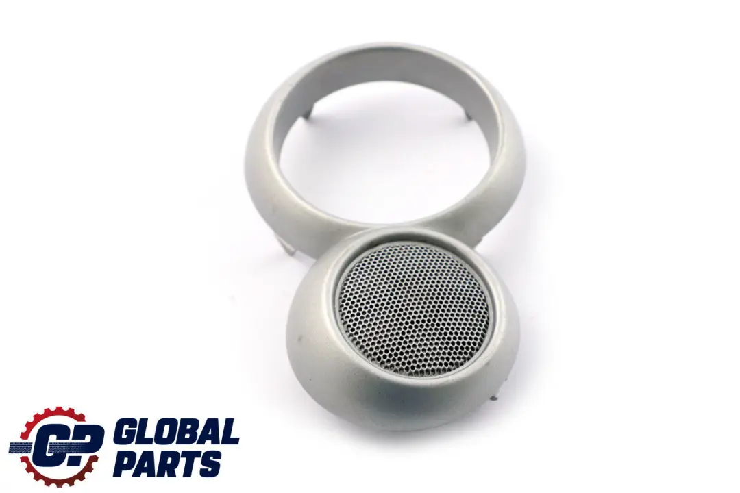 Mini Cooper One R50 R52 R53 Inside Left Door Opener Cover Speaker White Silver - SKU 7035375 - Part number 7035375