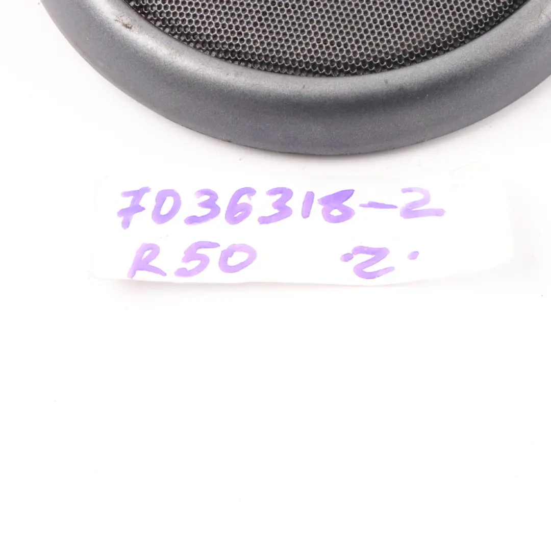 Mini R50 R53 Garniture Porte Haut-Parleur Inférieur Gauche Droite Anthracite - SKU 7036318-2 - Numéro de pièce 7036318