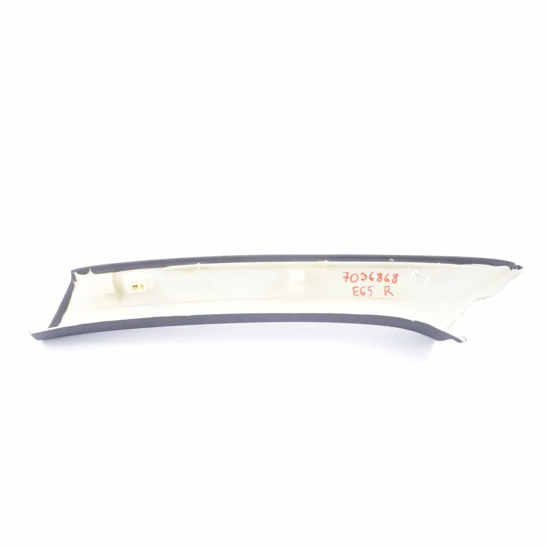  Tapa Columna BMW E65 E66 Panel Embellecedor Pilar Delantero Derecho Antracita - SKU 7036868 - Número de pieza 7036868