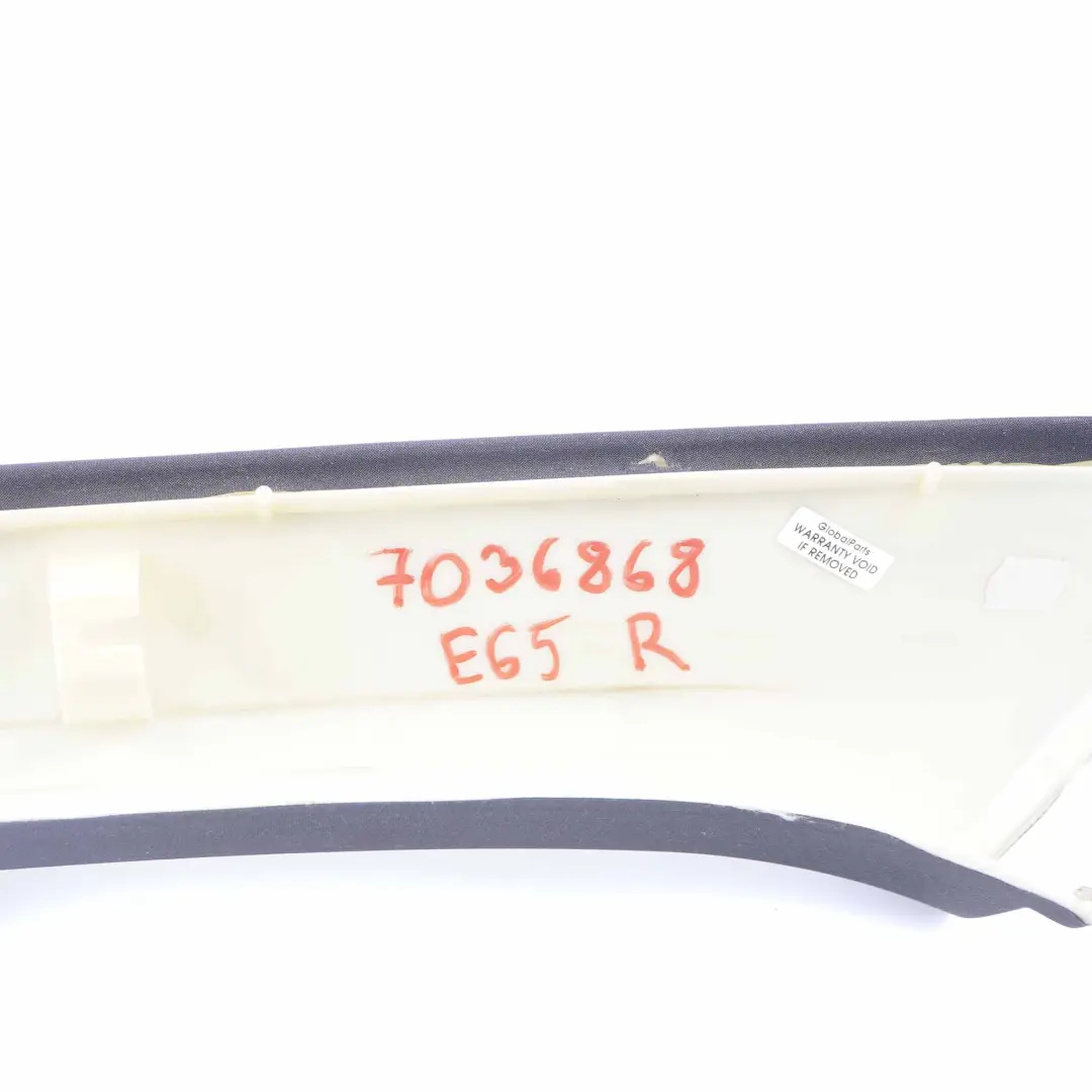 Cache Colonne BMW E65 E66 Panneau d'habillage Colonne Avant Droite Anthrazit pour à propos du numéro de pièce 7036868 Cache Colonne BMW E65 E66 Panneau d'habillage Colonne Avant Droite Anthrazit - SKU 7036868 - Numéro de pièce 7036868