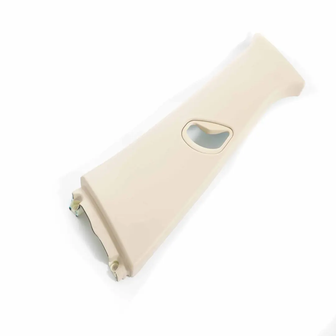 Trim Panel Pillar Top Centre Column Left N/S Cream Beige to BMW E65 Cover with Part number 7036871 BMW E65 Cover Trim Panel Pillar Top Centre Column Left N/S Cream Beige - SKU 7036871 - Part number 7036871