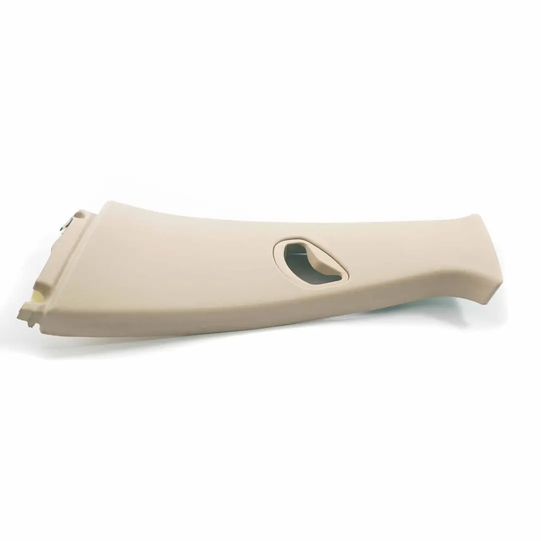 BMW E65 Tapa Panel Recorte Inferior Columna Central Izquierda Beige - SKU 7036871 - Número de pieza 7036871