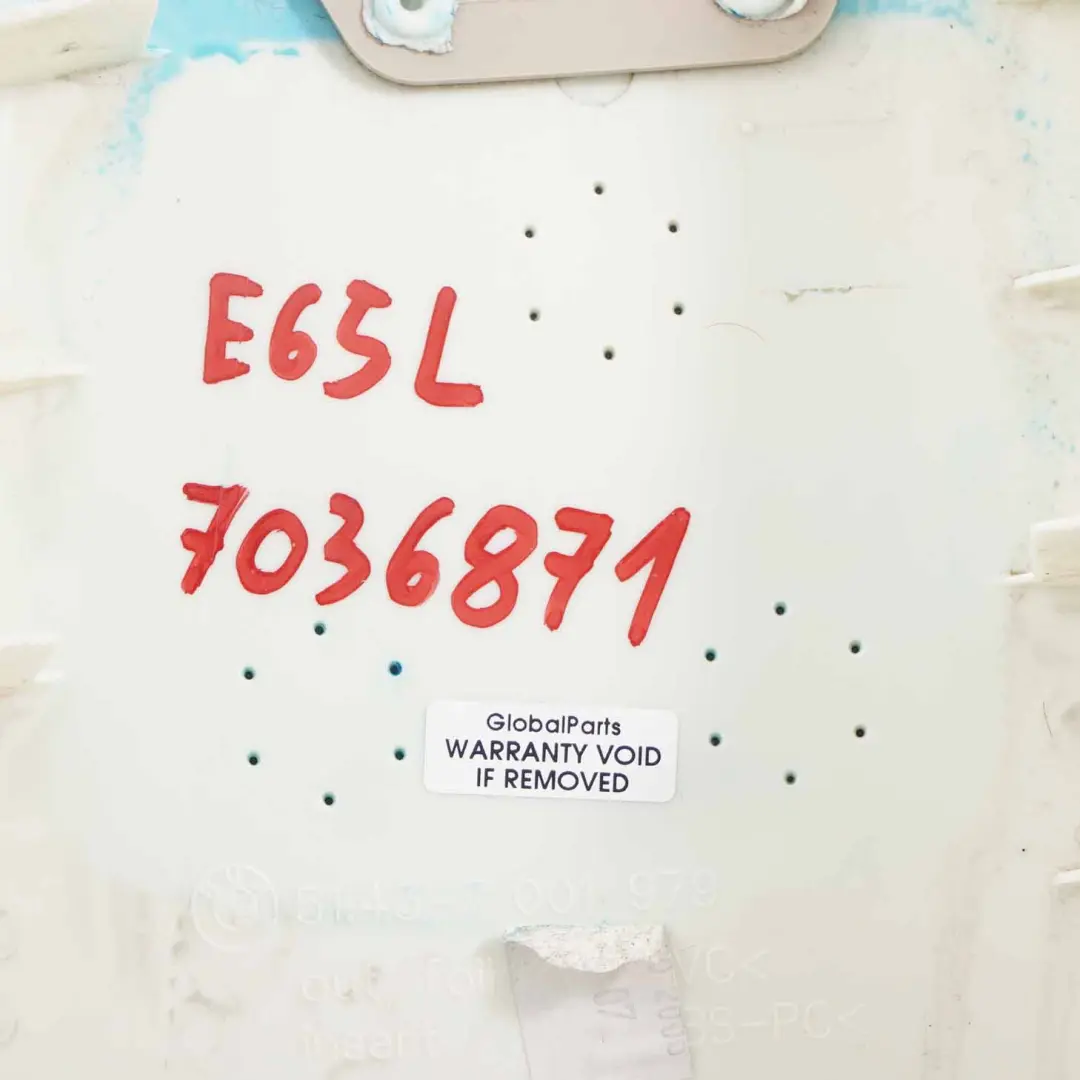 Panneau de Recouvrement Pilier Central Gauche Creme Beige pour BMW E65 à propos du numéro de pièce 7036871 BMW E65 Panneau de Recouvrement Pilier Central Gauche Creme Beige - SKU 7036871 - Numéro de pièce 7036871