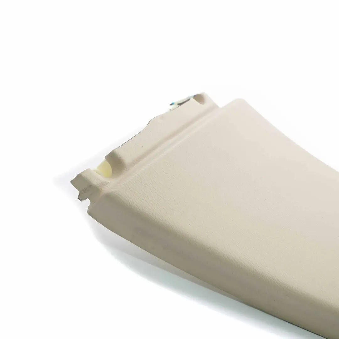 Trim Panel Pillar Top Centre Column Left N/S Cream Beige to BMW E65 Cover with Part number 7036871 BMW E65 Cover Trim Panel Pillar Top Centre Column Left N/S Cream Beige - SKU 7036871 - Part number 7036871