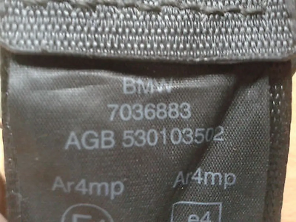 Correa superior sin limitador fuerza delantera izquierda para Mini Cooper One R50 R53 con número de pieza 72117036883 Mini Cooper One R50 R53 Correa superior sin limitador fuerza delantera izquierda - SKU 7036883 - Número de pieza 72117036883