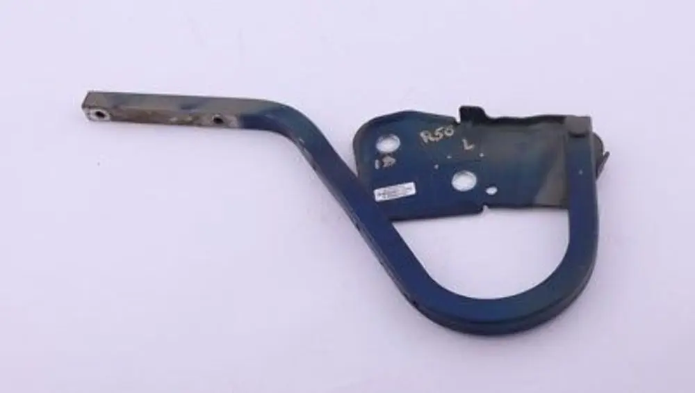 Left N/S Engine Hood Hinge Bonnet Indi Blue to Mini Cooper One R50 R52 R53 with Part number 7037434 Mini Cooper One R50 R52 R53 Left N/S Engine Hood Hinge Bonnet Indi Blue - SKU 7037434 - Part number 7037434