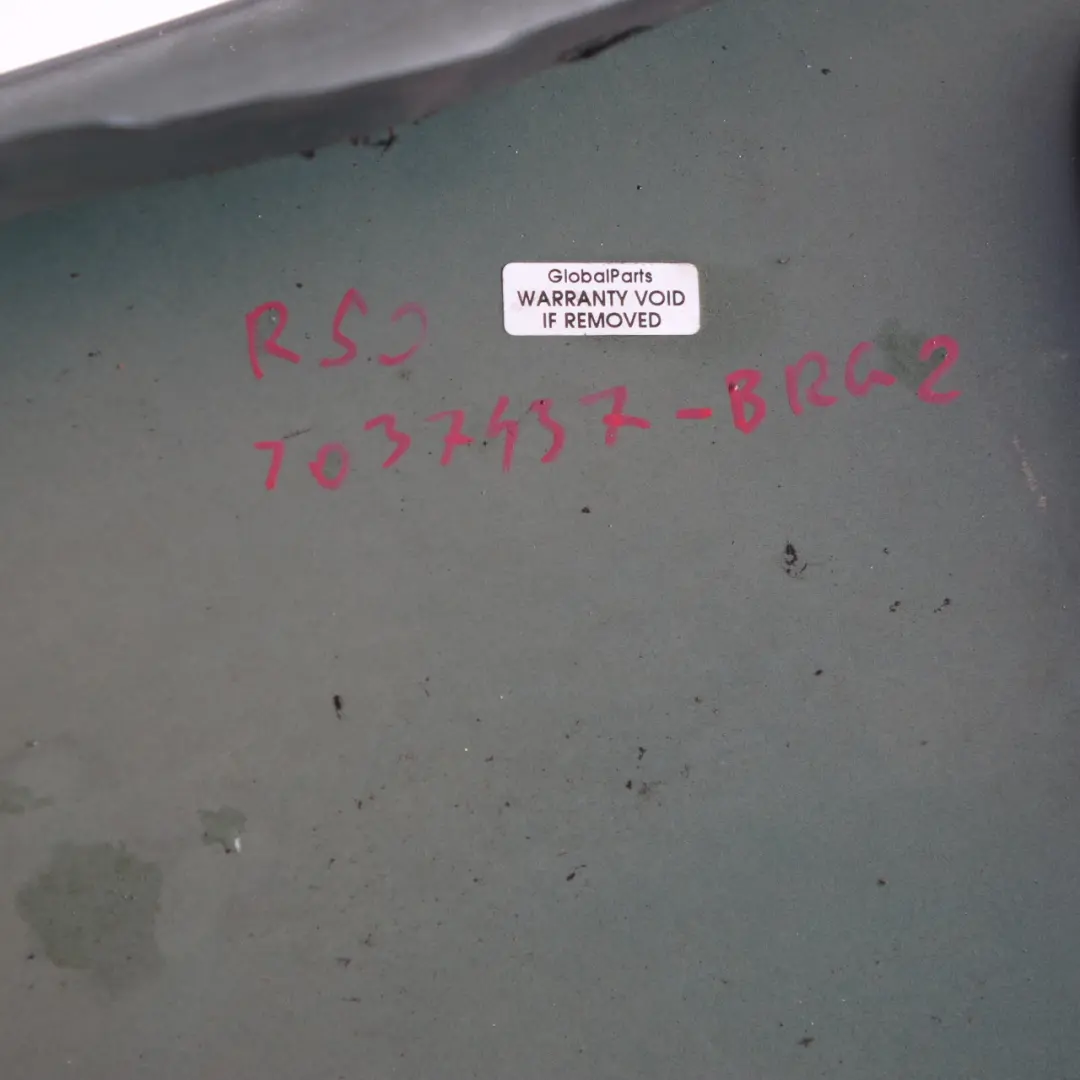 Side Panel Mini R50 R53 Front Left N/S Fender Wing British Racing Green - 895 to with Part number 7037437 Side Panel Mini R50 R53 Front Left N/S Fender Wing British Racing Green - 895 - SKU 7037437-BRG2 - Part number 7037437