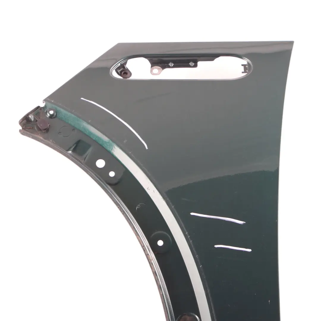 Front Left N/S Side Panel Fender Wing British Racing Green 895 to Mini R50 R52 R53 with Part number 7037437 Mini R50 R52 R53 Front Left N/S Side Panel Fender Wing British Racing Green 895 - SKU 7037437-BRG - Part number 7037437