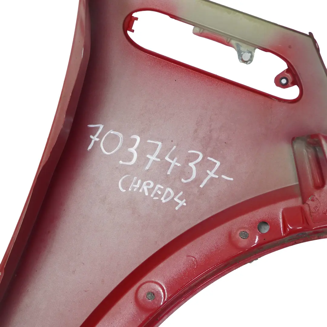 Front Left N/S Side Panel Fender Wing Chili Red - 851 to Mini R50 R52 R53 with Part number 7037437 Mini R50 R52 R53 Front Left N/S Side Panel Fender Wing Chili Red - 851 - SKU 7037437-CHRED4 - Part number 7037437