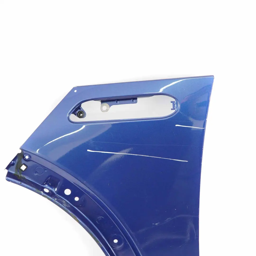 Front Left N/S Fender Side Panel Lightning Blue to Mini Cooper One R50 R52 R53 with Part number 7037437 Mini Cooper One R50 R52 R53 Front Left N/S Fender Side Panel Lightning Blue - SKU 7037437-LB - Part number 7037437