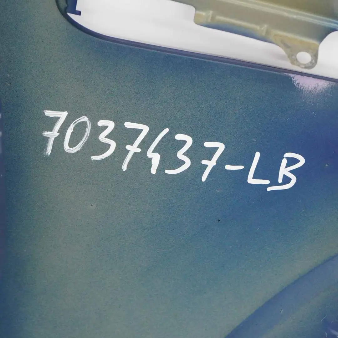 Panneau latéral d'aile avant gauche Lightning Blue pour Mini R50 R52 R53 à propos du numéro de pièce 7037437 Mini R50 R52 R53 Panneau latéral d'aile avant gauche Lightning Blue - SKU 7037437-LB - Numéro de pièce 7037437