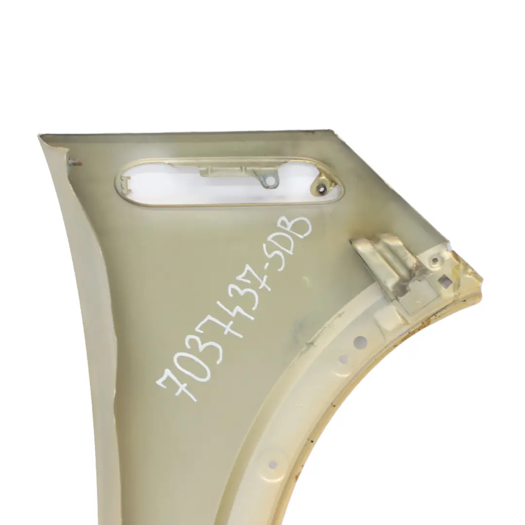 Side Wing Panel Mini R50 R52 R53 Front Left N/S Fender Solid Gold Metallic - 859 to with Part number 7037437 Side Wing Panel Mini R50 R52 R53 Front Left N/S Fender Solid Gold Metallic - 859 - SKU 7037437-SDB - Part number 7037437