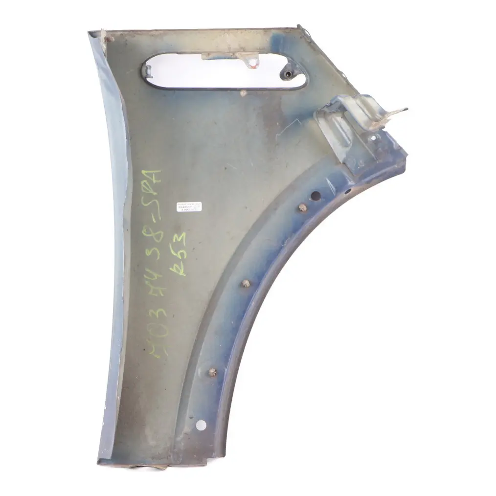 Side Wing Panel Mini R50 R52 R53 Front Left N/S Fender Space Blue Metallic - A49 to with Part number 7037437 Side Wing Panel Mini R50 R52 R53 Front Left N/S Fender Space Blue Metallic - A49 - SKU 7037437-SPA - Part number 7037437