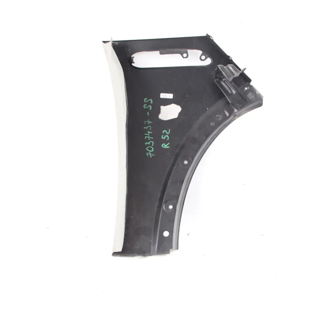 Side Wing Panel Mini R50 R52 R53 Front Left N/S Fender Sparkling Silver - A60 to with Part number 7037437 Side Wing Panel Mini R50 R52 R53 Front Left N/S Fender Sparkling Silver - A60 - SKU 7037437-SS1 - Part number 7037437