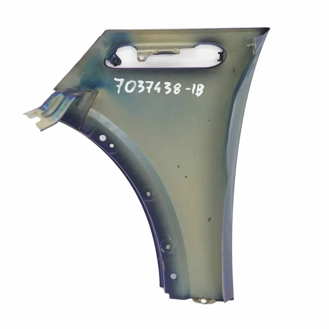 Anteriore destro Pannello laterale parafango Wing Indi Blu 862 per Mini R50 R52 R53 con numero di parte 7037438 Mini R50 R52 R53 Anteriore destro Pannello laterale parafango Wing Indi Blu 862 - SKU 7037438-IB - Numero di parte 7037438