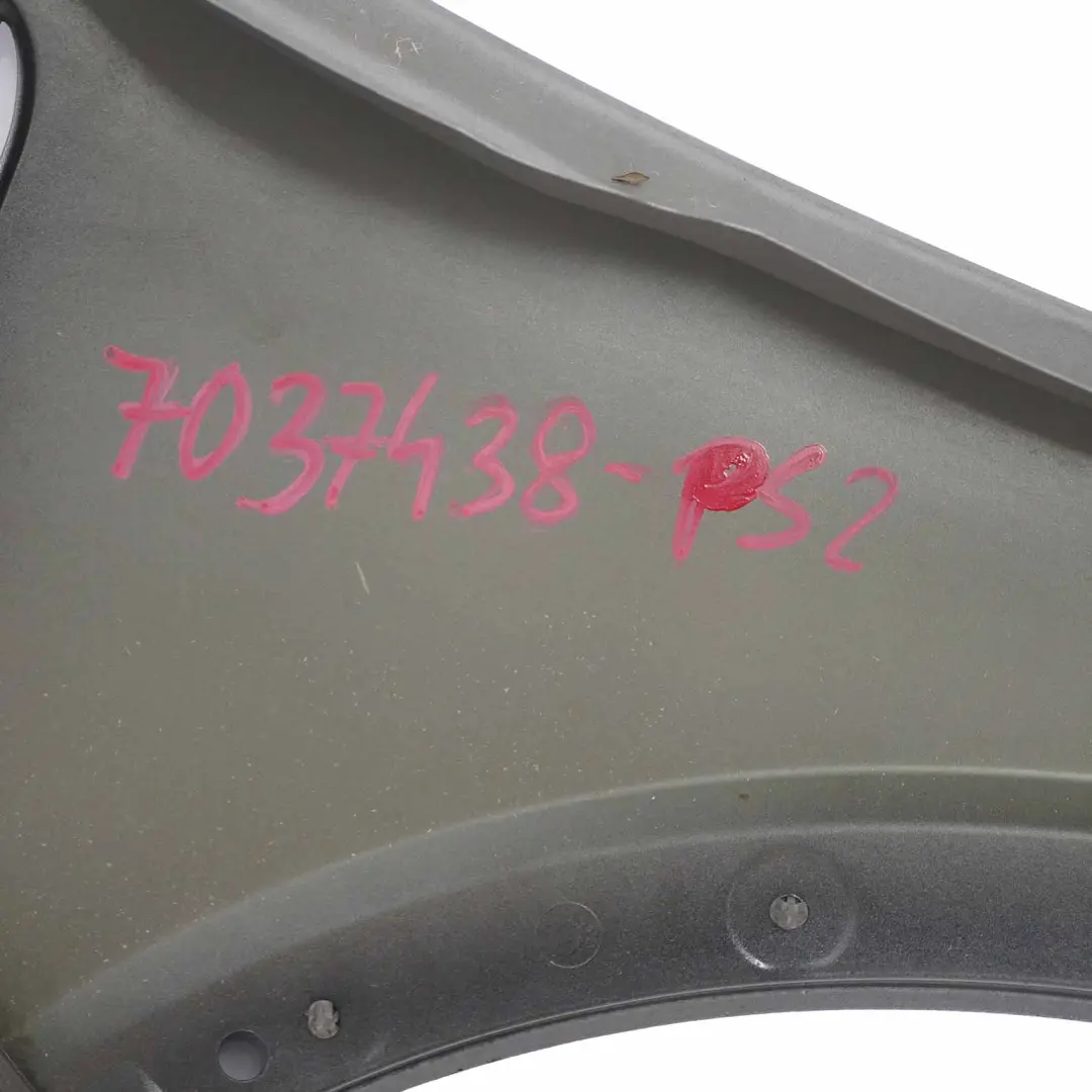 Delantero Derecho Panel Lateral Guardabarros Pure Silver 900 para Mini R50 R52 R53 con número de pieza 7037438 Mini R50 R52 R53 Delantero Derecho Panel Lateral Guardabarros Pure Silver 900 - SKU 7037438-PS2 - Número de pieza 7037438