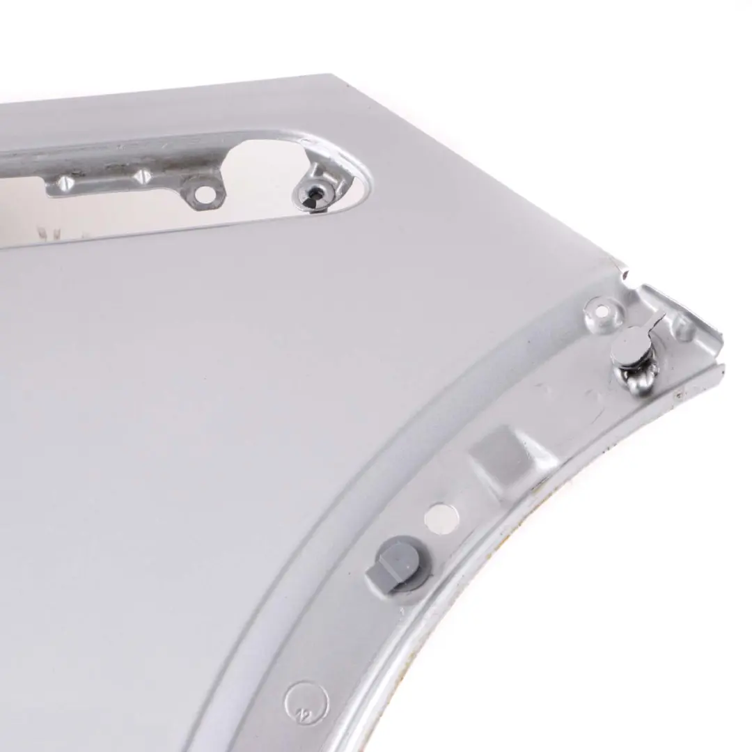 Front Right O/S Side Panel Fender Wing Pure Silver to Mini Cooper One 6 R50 R53 with Part number 7037438 Mini Cooper One 6 R50 R53 Front Right O/S Side Panel Fender Wing Pure Silver - SKU 7037438-PS6 - Part number 7037438