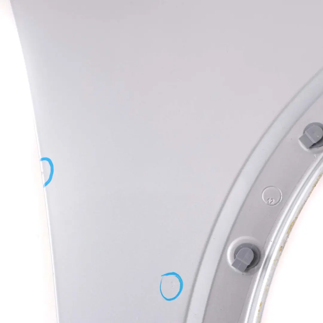 Front Right O/S Side Panel Fender Wing Pure Silver to Mini Cooper One 6 R50 R53 with Part number 7037438 Mini Cooper One 6 R50 R53 Front Right O/S Side Panel Fender Wing Pure Silver - SKU 7037438-PS6 - Part number 7037438