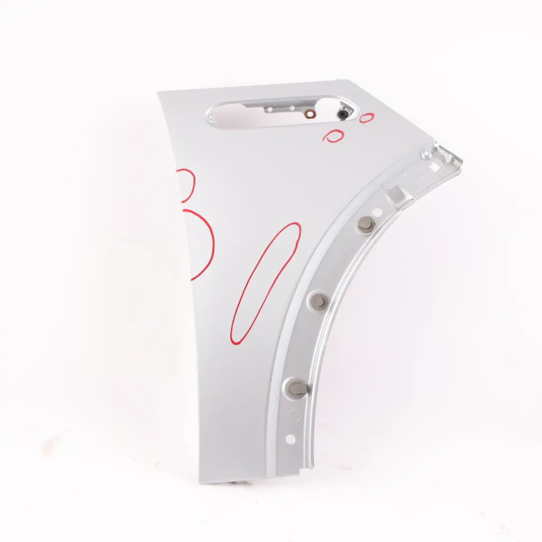 Front Right O/S Side Panel Fender Wing Pure Silver to Mini Cooper One R50 R53 with Part number 7037438 Mini Cooper One R50 R53 Front Right O/S Side Panel Fender Wing Pure Silver - SKU 7037438-PS7 - Part number 7037438