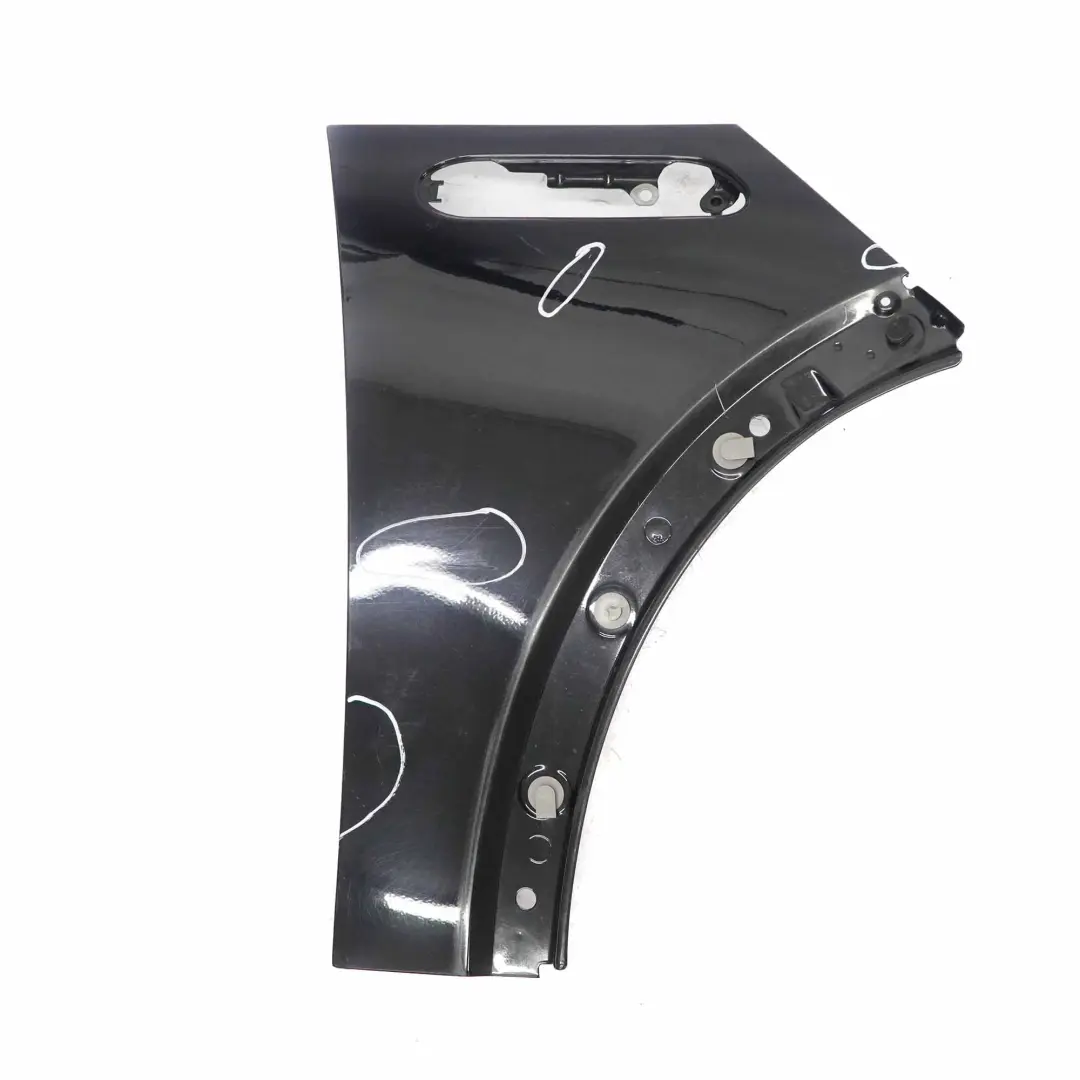 Front Right O/S Side Panel Fender Wing Schwarz Black 668 to Mini Cooper R50 R52 R53 with Part number 7037438 Mini Cooper R50 R52 R53 Front Right O/S Side Panel Fender Wing Schwarz Black 668 - SKU 7037438-SCH1 - Part number 7037438
