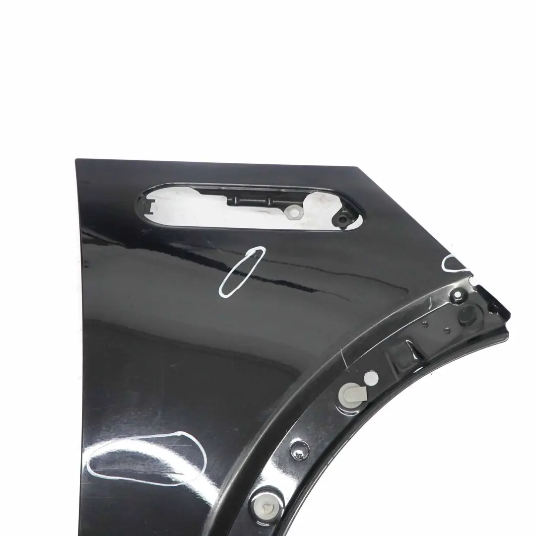 Front Right Side Panel Fender Wing Schwarz Black 668 para Mini Cooper R50 R52 R53 con número de pieza 7037438 Mini Cooper R50 R52 R53 Front Right Side Panel Fender Wing Schwarz Black 668 - SKU 7037438-SCH1 - Número de pieza 7037438