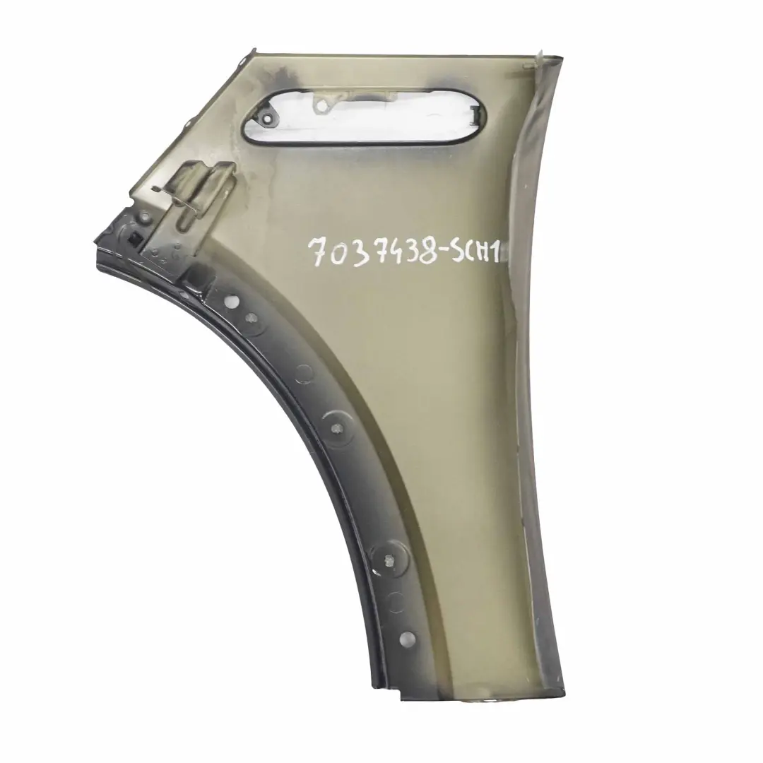 Anteriore Destro Laterale Parafango Wing Schwarz Nero per Mini Cooper R50 R52 R53 con numero di parte 7037438 Mini Cooper R50 R52 R53 Anteriore Destro Laterale Parafango Wing Schwarz Nero - SKU 7037438-SCH1 - Numero di parte 7037438