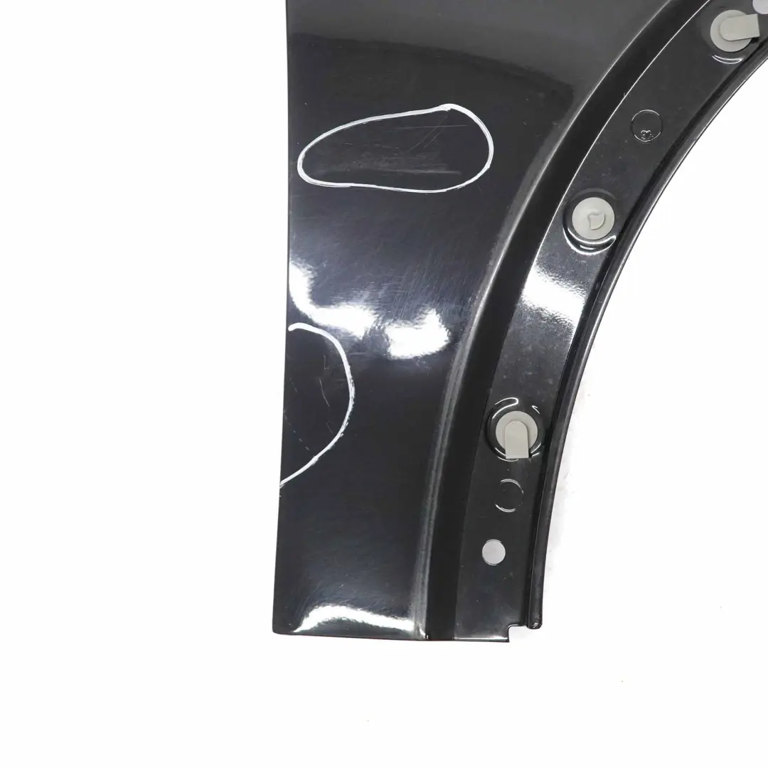 Mini Cooper R50 R52 R53 Anteriore Destro Laterale Parafango Wing Schwarz Nero - SKU 7037438-SCH1 - Numero di parte 7037438