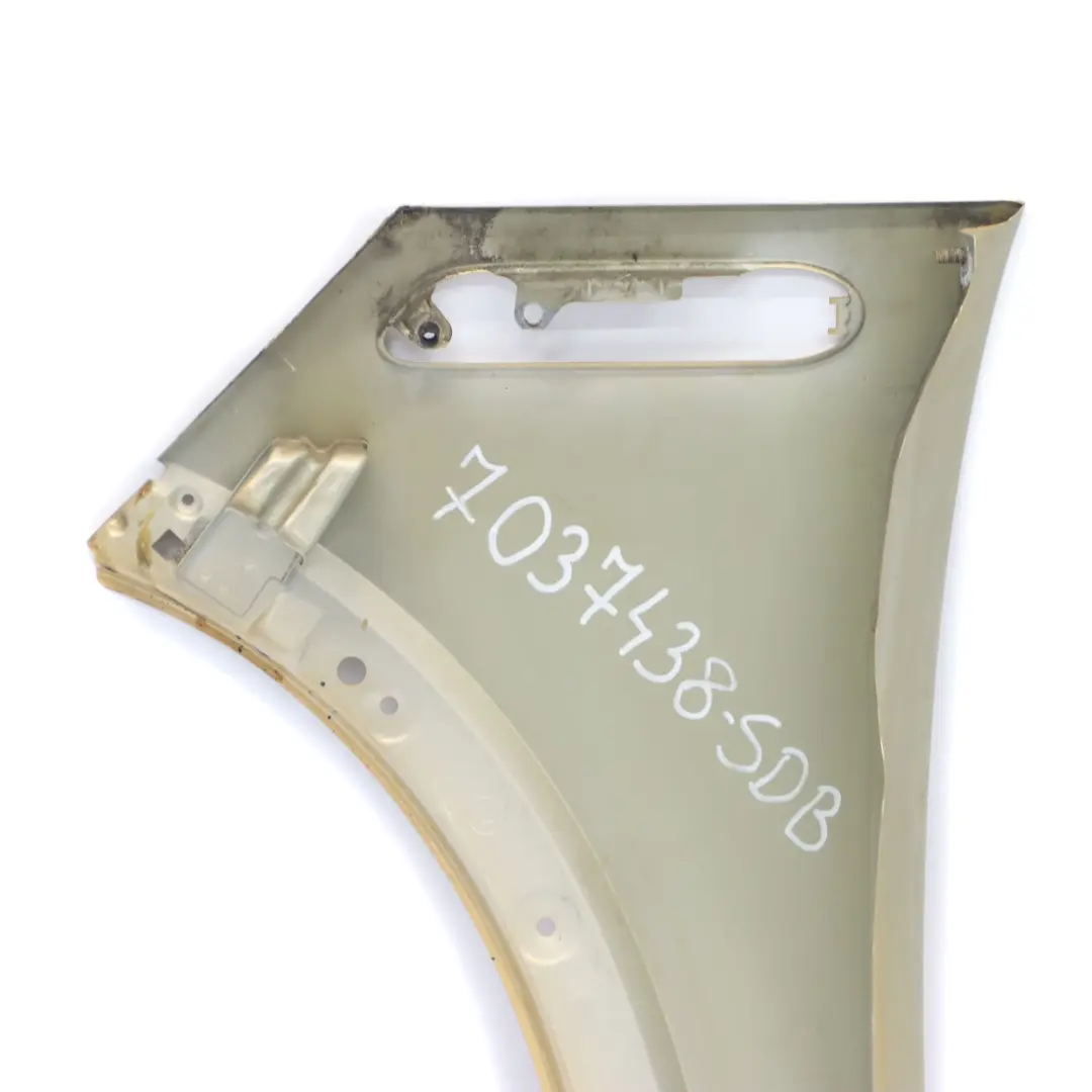 Side Panel Mini R50 R52 R53 Front Right O/S Fender Wing Solid Gold Metallic 859 to with Part number 7037438 Side Panel Mini R50 R52 R53 Front Right O/S Fender Wing Solid Gold Metallic 859 - SKU 7037438-SDB - Part number 7037438