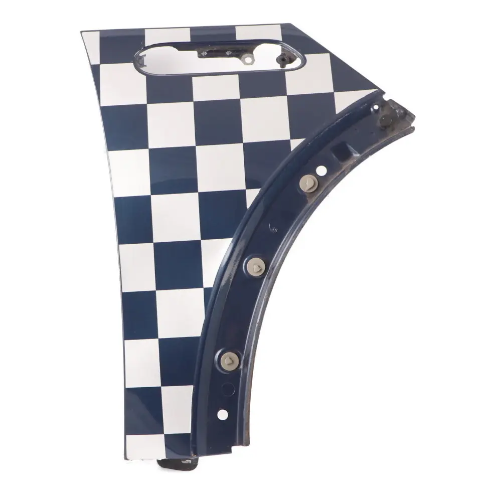 Side Panel Mini R50 R52 R53 Front Right O/S Fender Wing Space Blue Metallic A49 to with Part number 7037438 Side Panel Mini R50 R52 R53 Front Right O/S Fender Wing Space Blue Metallic A49 - SKU 7037438-SPA - Part number 7037438