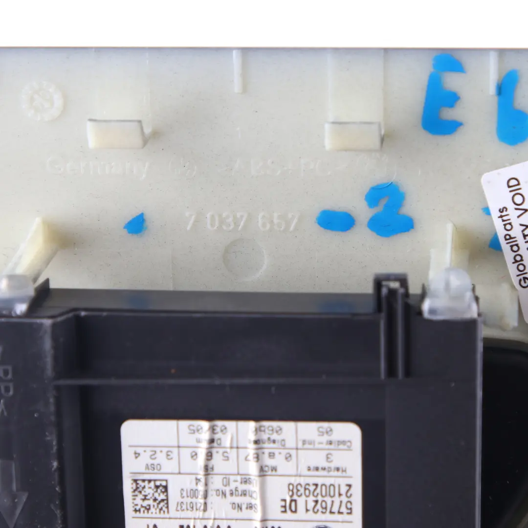 BMW E60 E61 Ultrasonic Burglar Alarm Roof Front Cover Black - SKU 7037657-2 - Part number 7037657