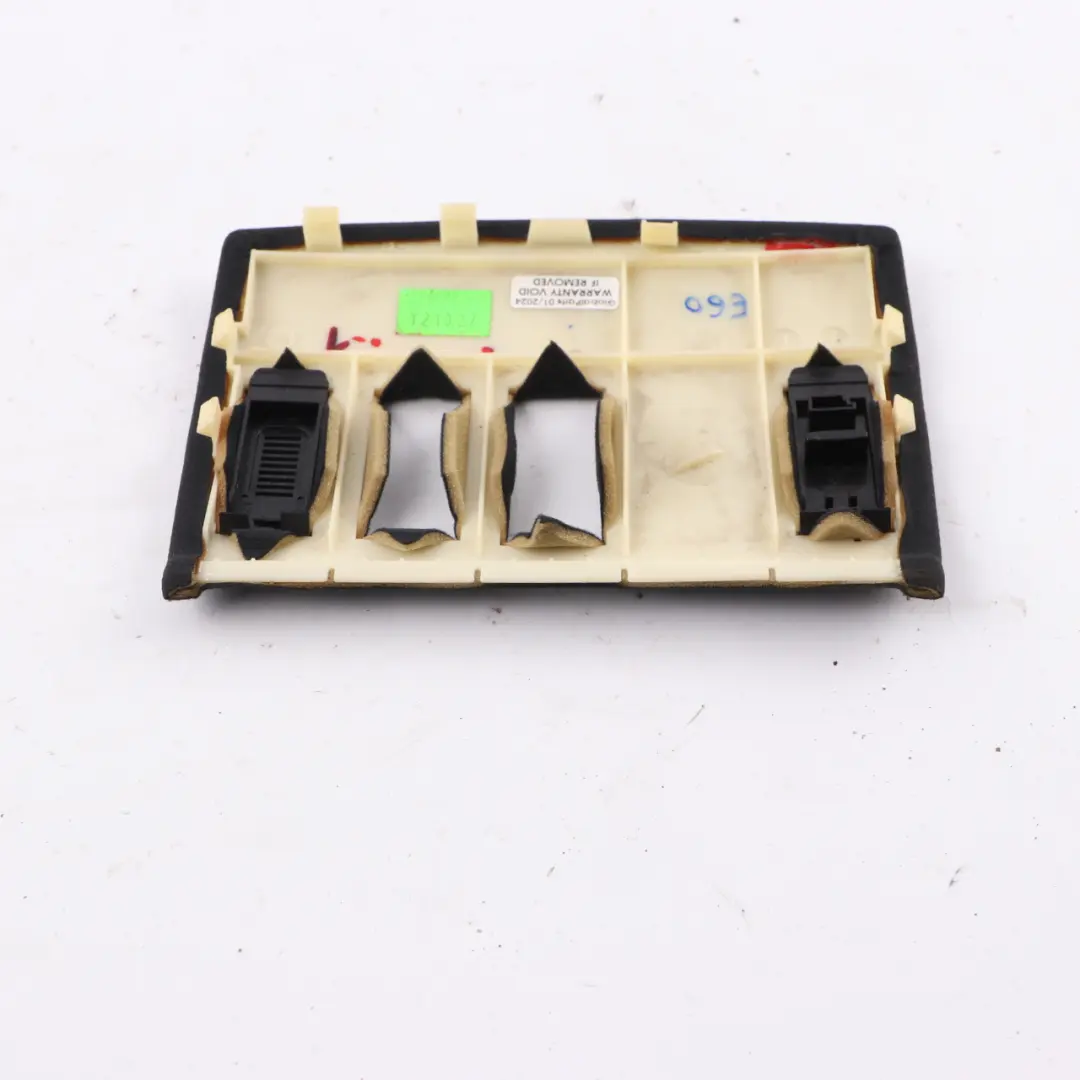  Headlining Roof Cover BMW E60 LCI Front Trim Switch Black Anthracit - SKU 7037685-1 - Part number 7037685