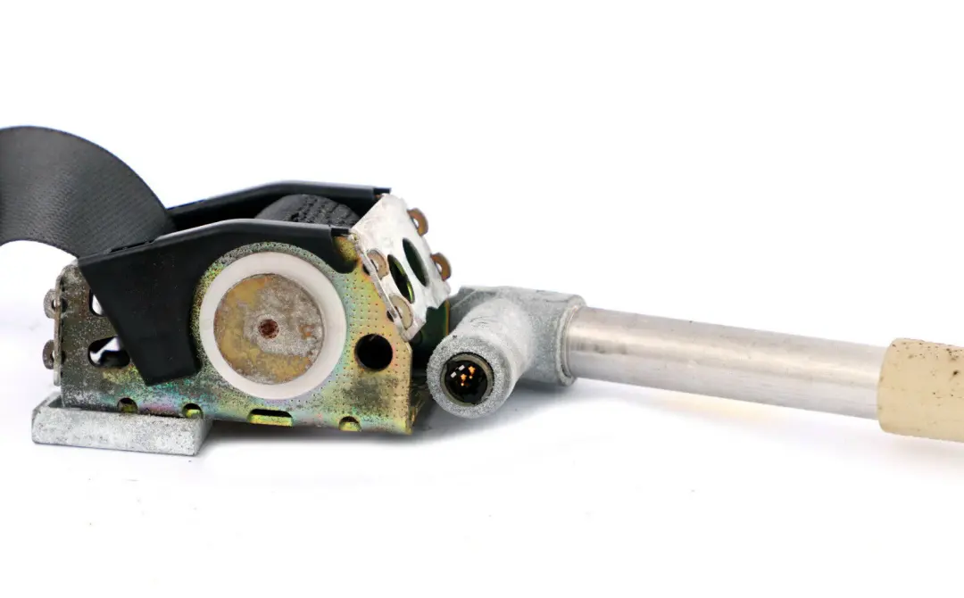 Left Upper Seatbelt N/S BMW 7 Series E65 E66 E67 Rear - SKU 7037833 - Part number 72117037833
