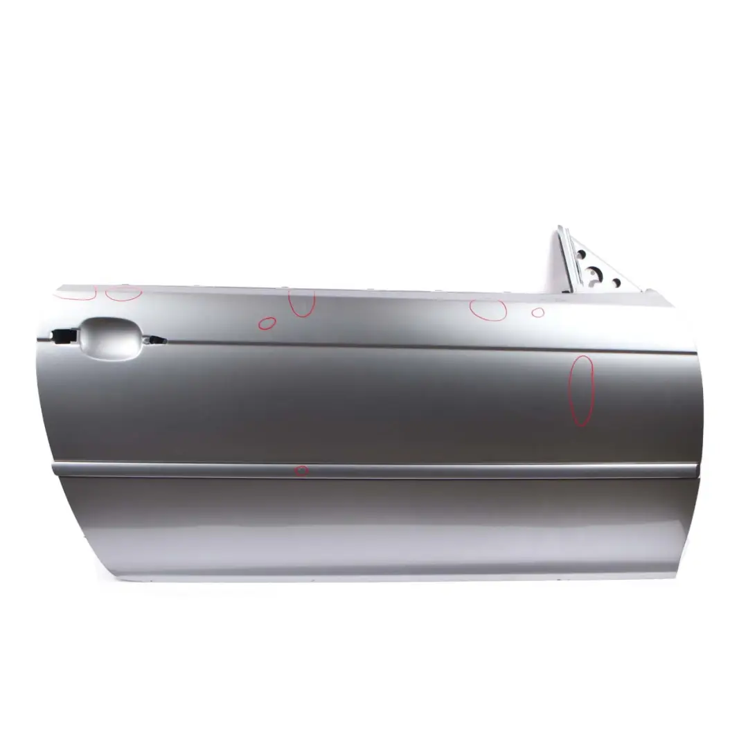 BMW E46 Door Front Right O/S Coupe Convertible Silbergrau Silver Grey - A08 - SKU 7038092-SBG - Part number 7038092