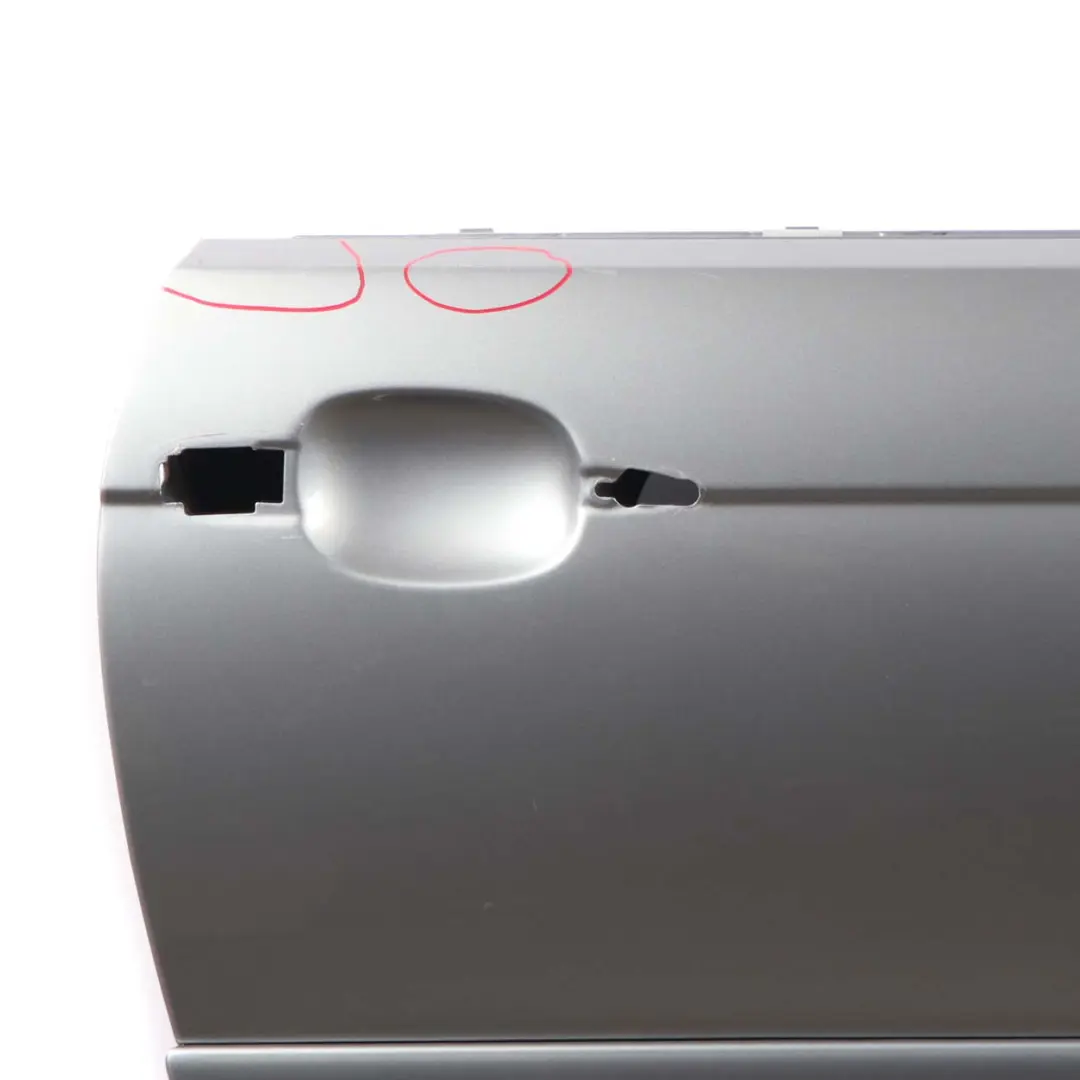 BMW E46 Door Front Right O/S Coupe Convertible Silbergrau Silver Grey - A08 - SKU 7038092-SBG - Part number 7038092