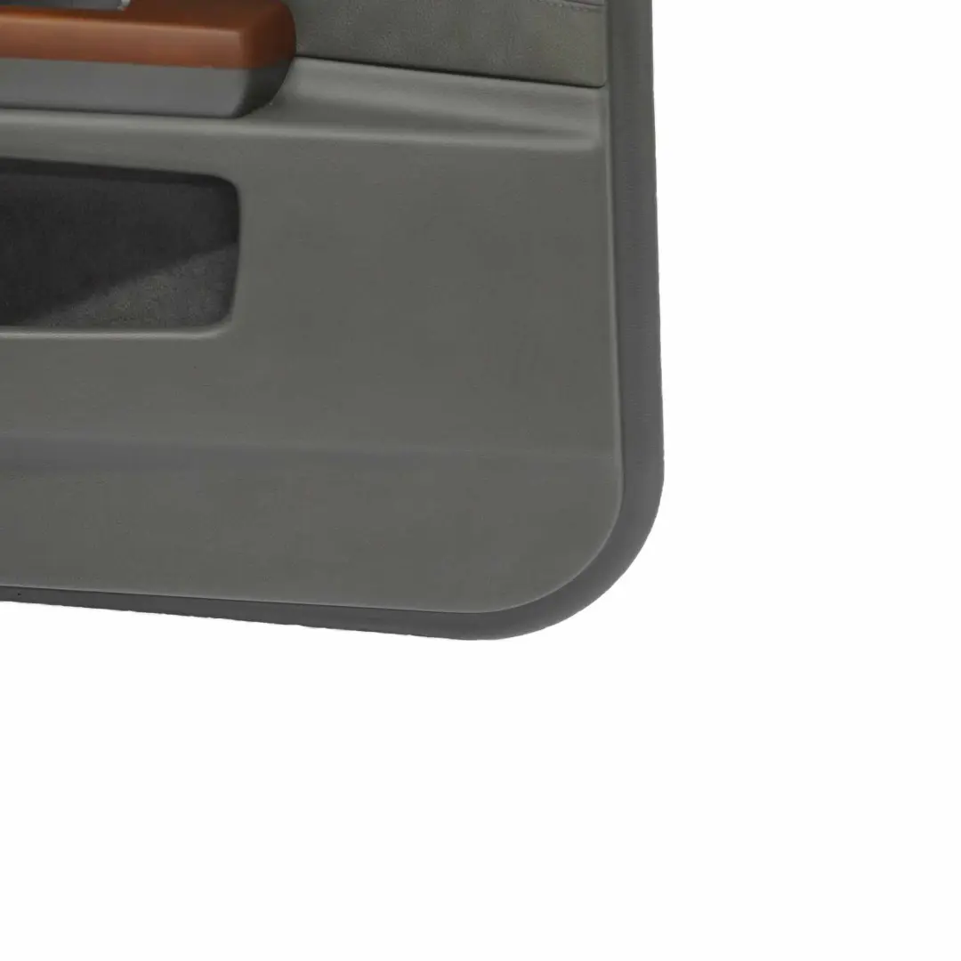 BMW E65 E66 Scheda Porta Anteriore Sinistra Pannello Rivestimento Pelle Grigia - SKU 7038493 - Numero di parte 7038493