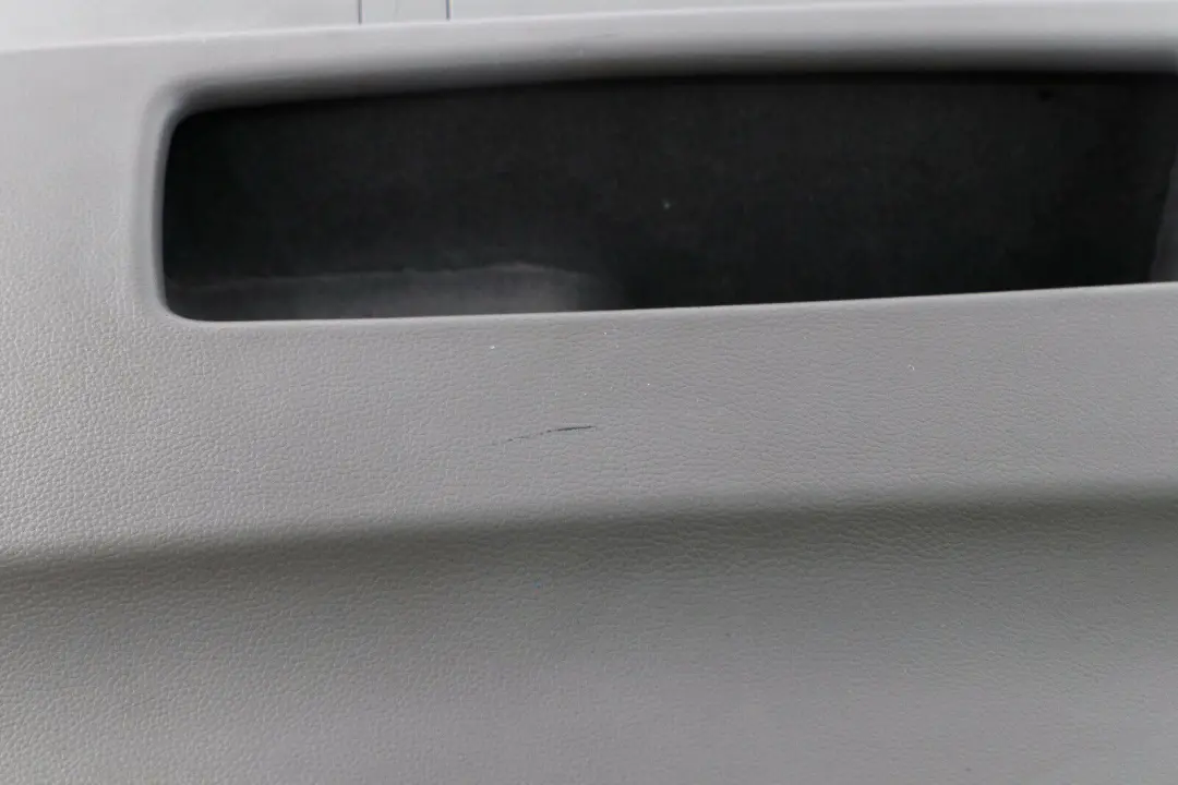 BMW E65 Panneau Garniture De Porte Arrière Gauche Doublure En Cuir Gris - SKU 7038709-2 - Numéro de pièce 7038709